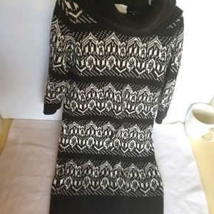 Cowell Neck Sweater Dress